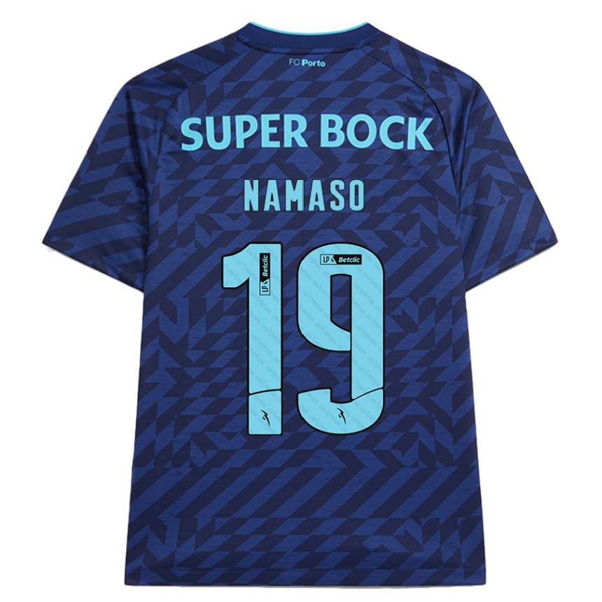 Vaikiškas Danny Namaso #19 Tamsiai Mėlyna Trečias Marškinėliai 2024/25 T-Shirt