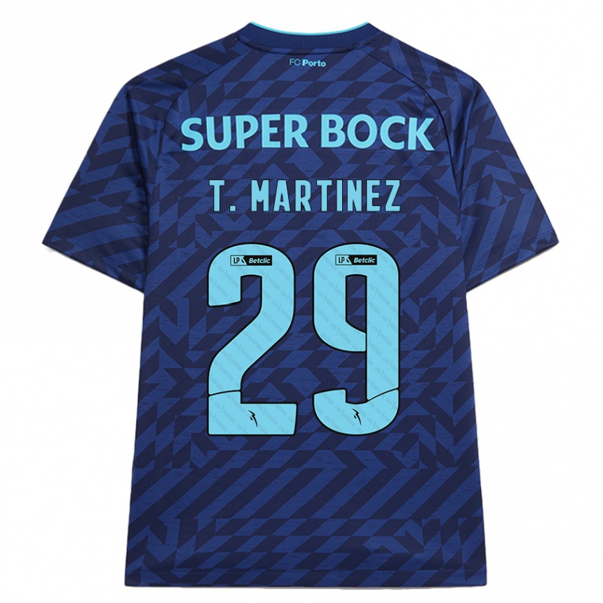 Vaikiškas Toni Martínez #29 Tamsiai Mėlyna Trečias Marškinėliai 2024/25 T-Shirt