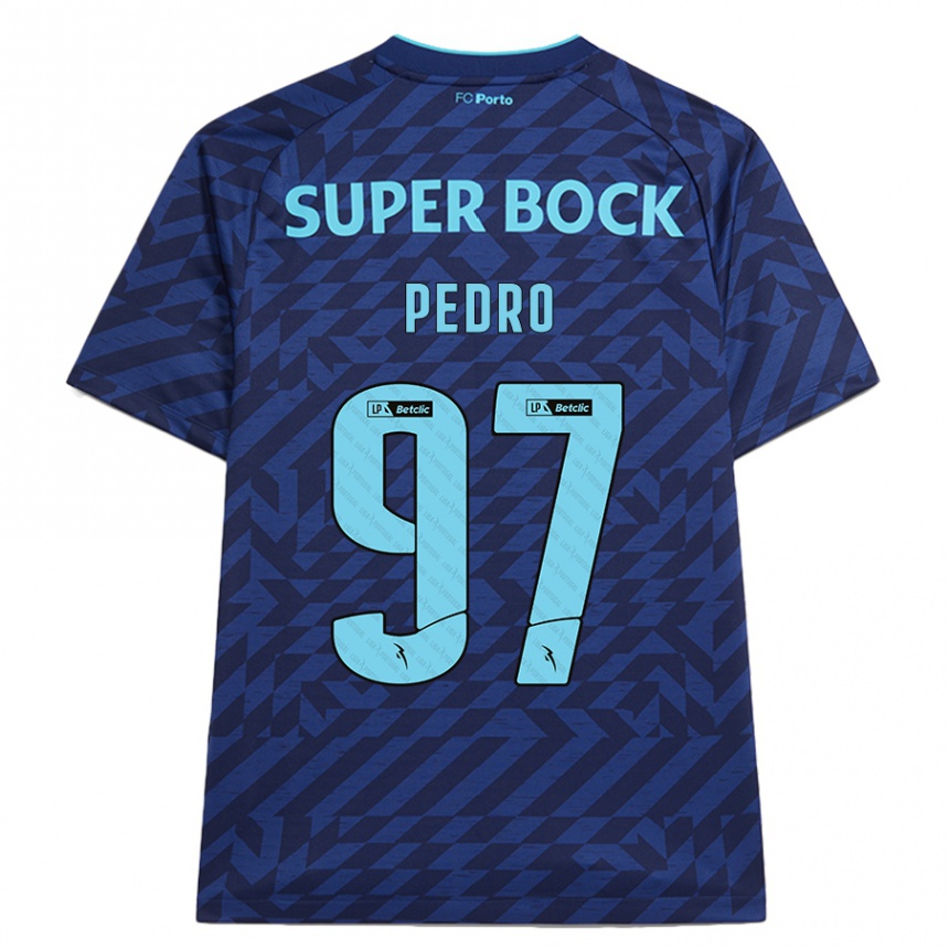 Vaikiškas Zé Pedro #97 Tamsiai Mėlyna Trečias Marškinėliai 2024/25 T-Shirt