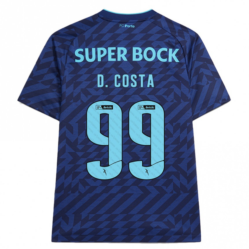 Vaikiškas Diogo Costa #99 Tamsiai Mėlyna Trečias Marškinėliai 2024/25 T-Shirt