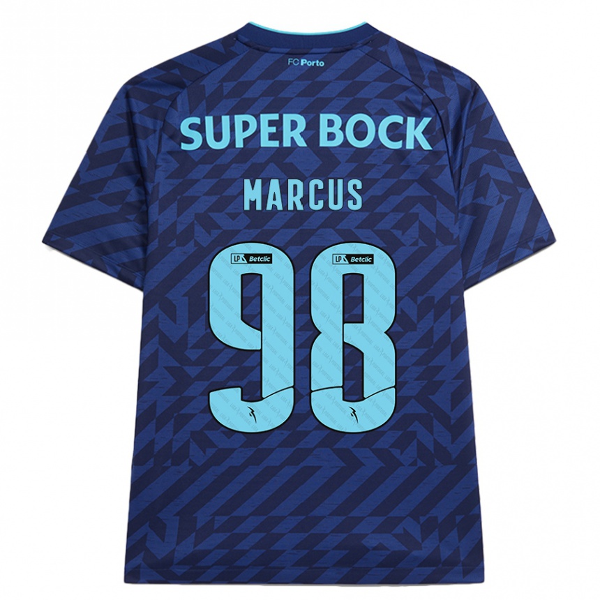 Vaikiškas Abraham Marcus #98 Tamsiai Mėlyna Trečias Marškinėliai 2024/25 T-Shirt