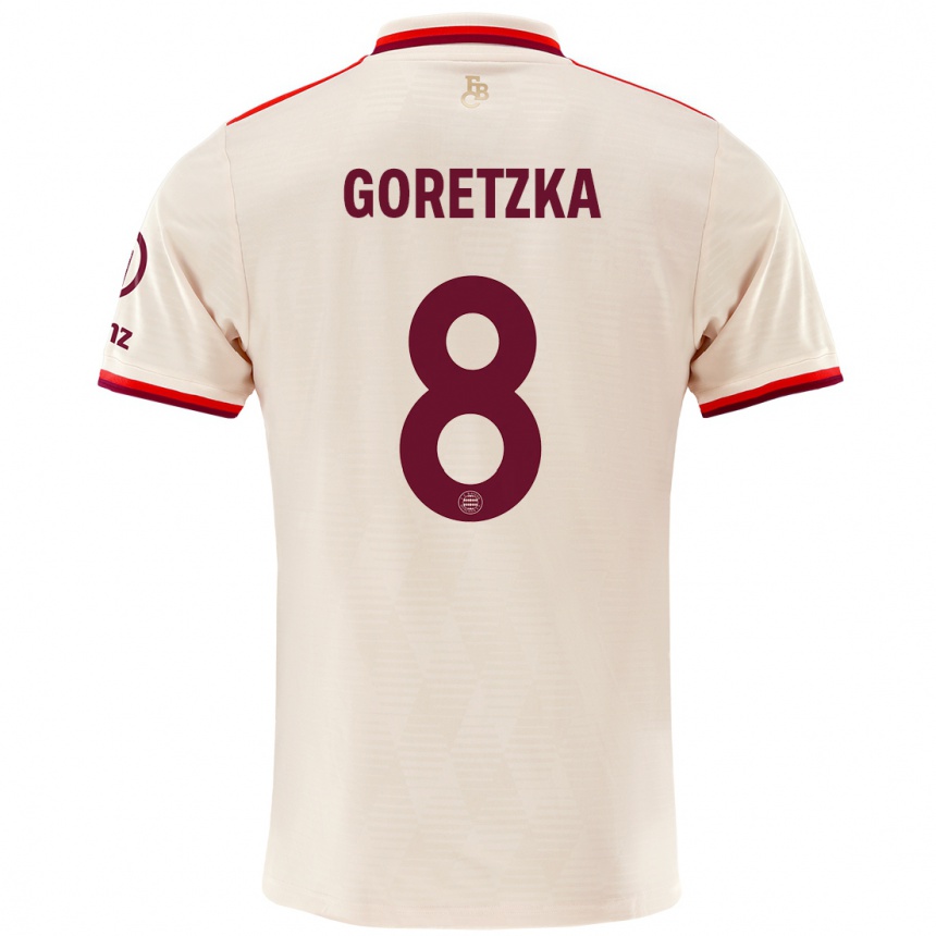 Vaikiškas Leon Goretzka #8 Linai Trečias Marškinėliai 2024/25 T-Shirt