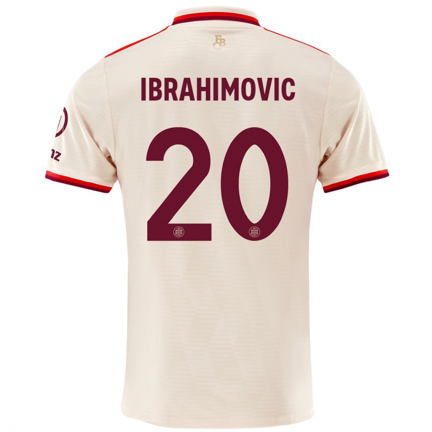 Vaikiškas Arijon Ibrahimovic #20 Linai Trečias Marškinėliai 2024/25 T-Shirt