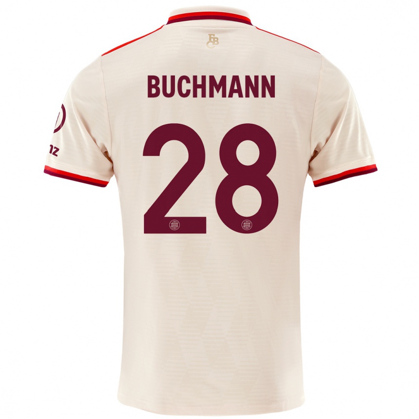 Vaikiškas Tarek Buchmann #28 Linai Trečias Marškinėliai 2024/25 T-Shirt