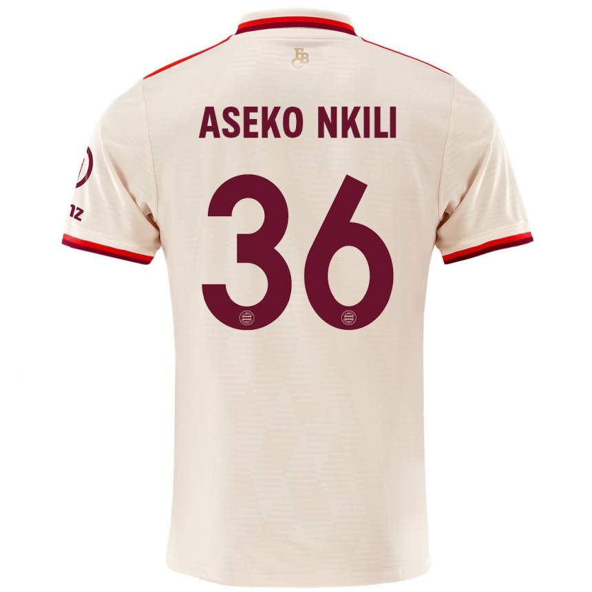 Vaikiškas Noel Aseko Nkili #36 Linai Trečias Marškinėliai 2024/25 T-Shirt