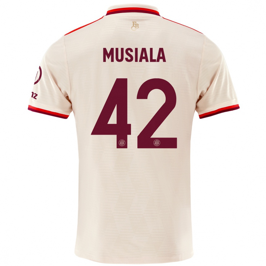 Vaikiškas Jamal Musiala #42 Linai Trečias Marškinėliai 2024/25 T-Shirt