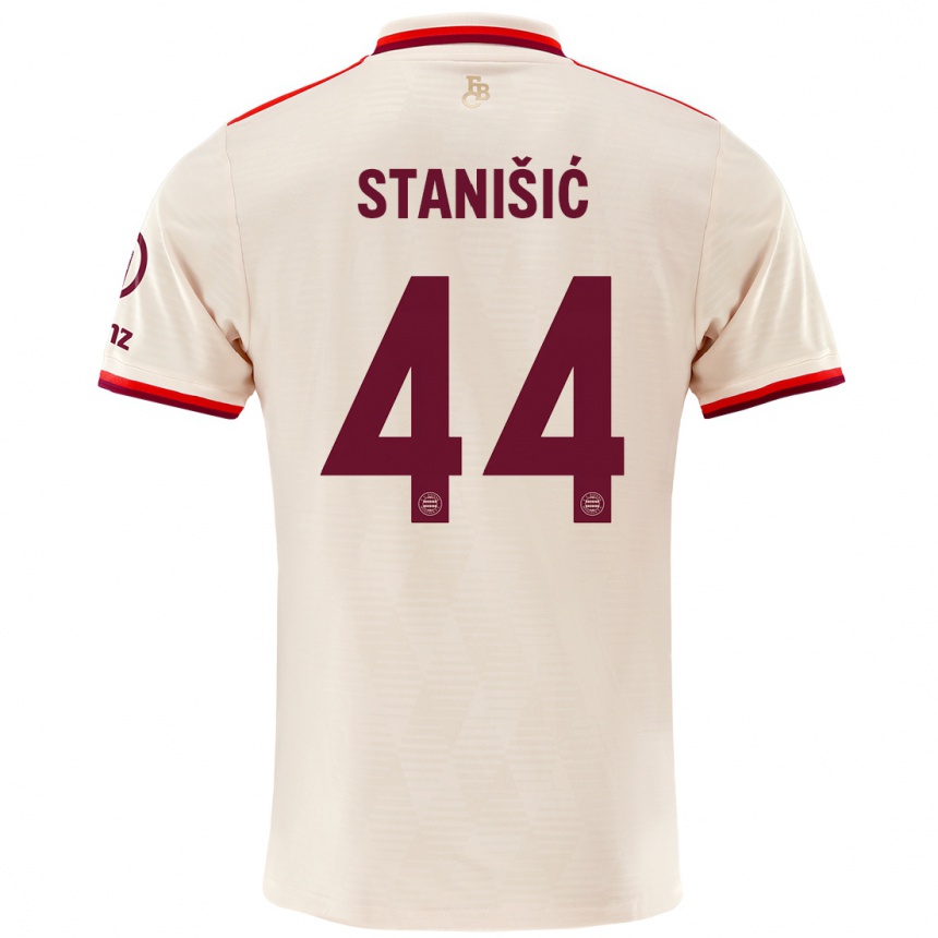 Vaikiškas Josip Stanisic #44 Linai Trečias Marškinėliai 2024/25 T-Shirt