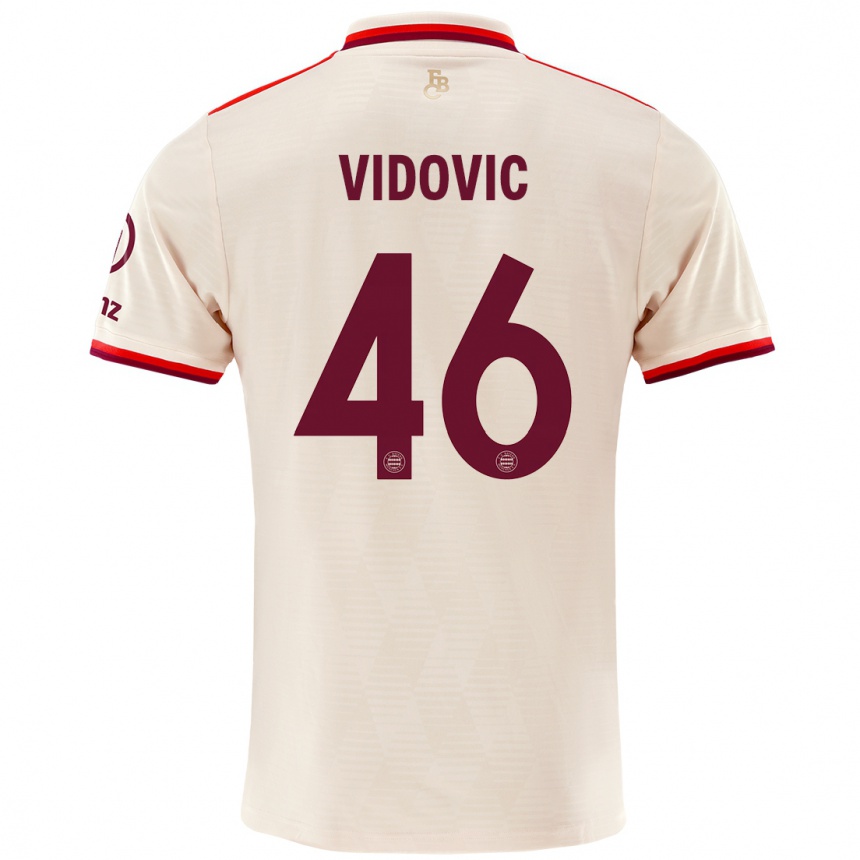 Vaikiškas Gabriel Vidovic #46 Linai Trečias Marškinėliai 2024/25 T-Shirt