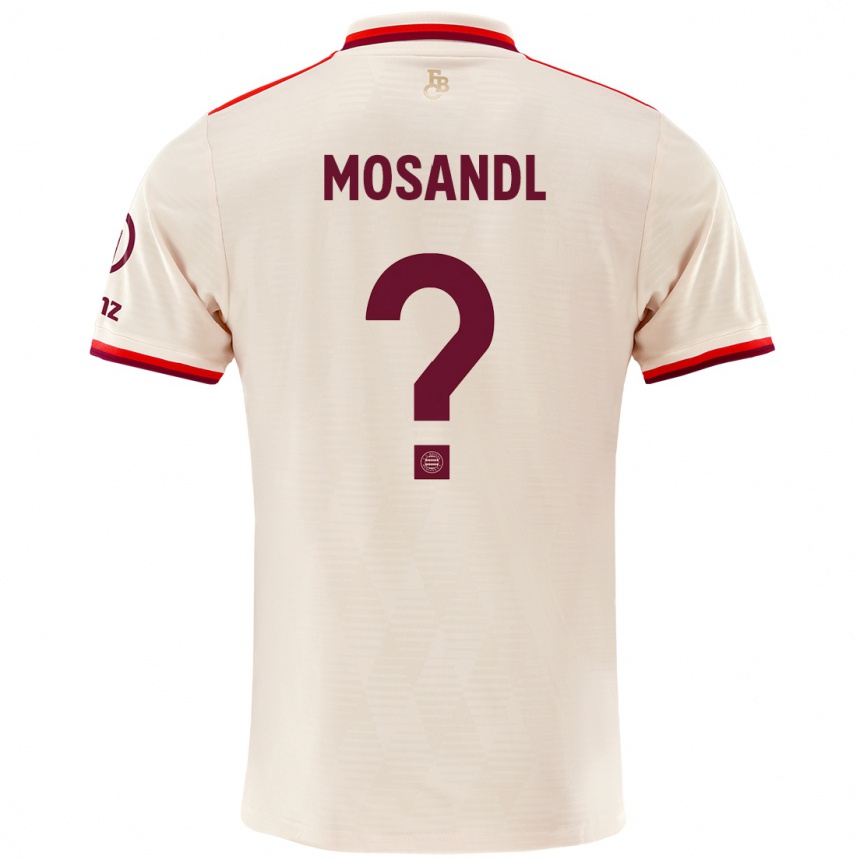 Vaikiškas Moritz Mosandl #0 Linai Trečias Marškinėliai 2024/25 T-Shirt