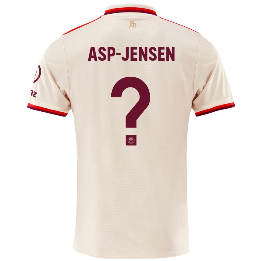 Vaikiškas Jonathan Asp-Jensen #0 Linai Trečias Marškinėliai 2024/25 T-Shirt