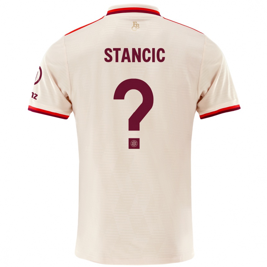 Vaikiškas Luca Stancic #0 Linai Trečias Marškinėliai 2024/25 T-Shirt