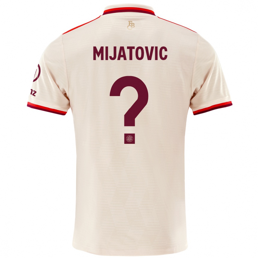 Vaikiškas Roko Mijatovic #0 Linai Trečias Marškinėliai 2024/25 T-Shirt