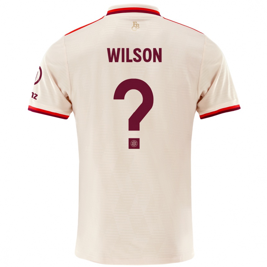 Vaikiškas Oluwaseyi Wilson #0 Linai Trečias Marškinėliai 2024/25 T-Shirt