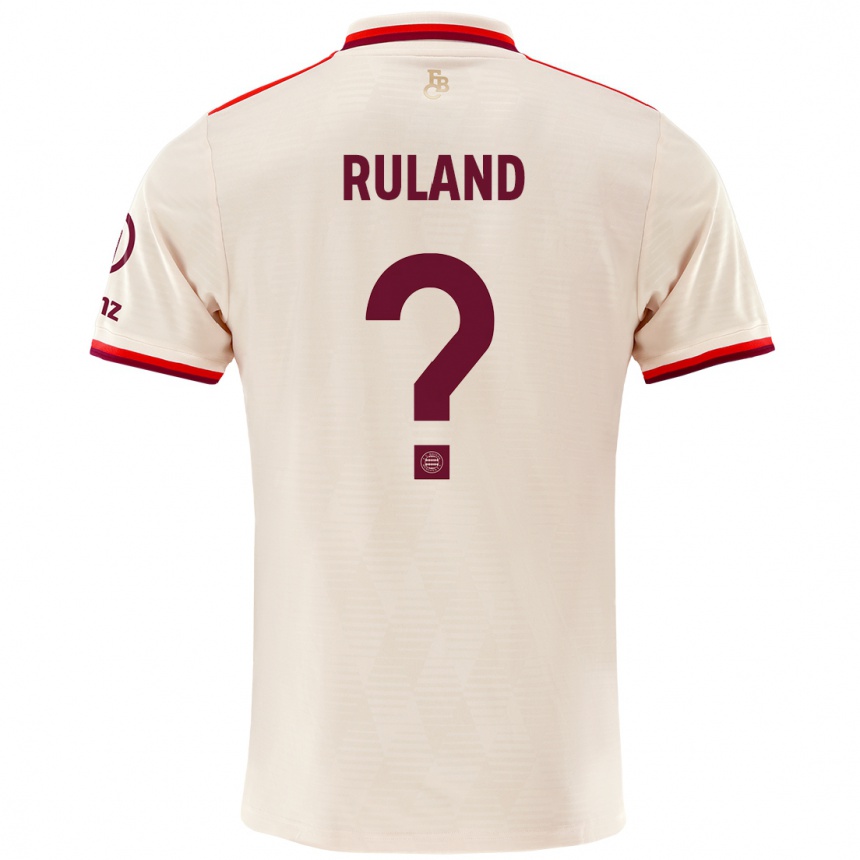 Vaikiškas Leonard Ruland #0 Linai Trečias Marškinėliai 2024/25 T-Shirt