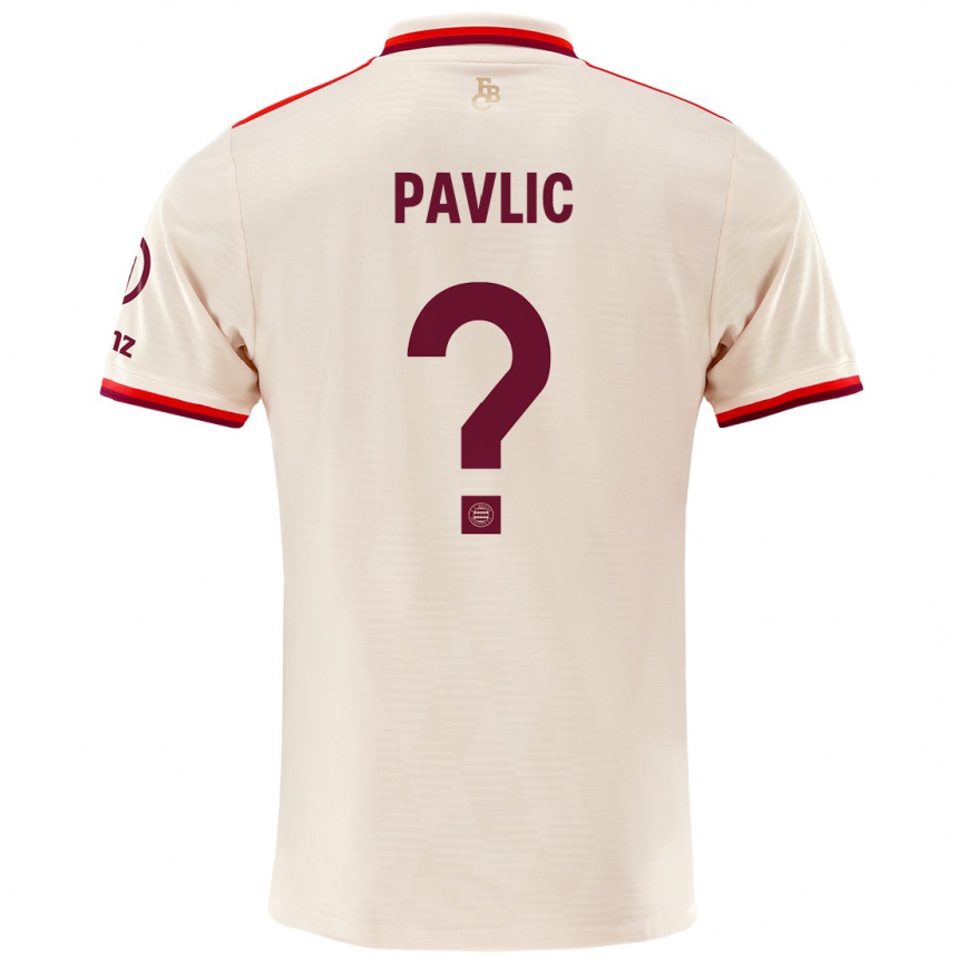 Vaikiškas Raphael Pavlic #0 Linai Trečias Marškinėliai 2024/25 T-Shirt