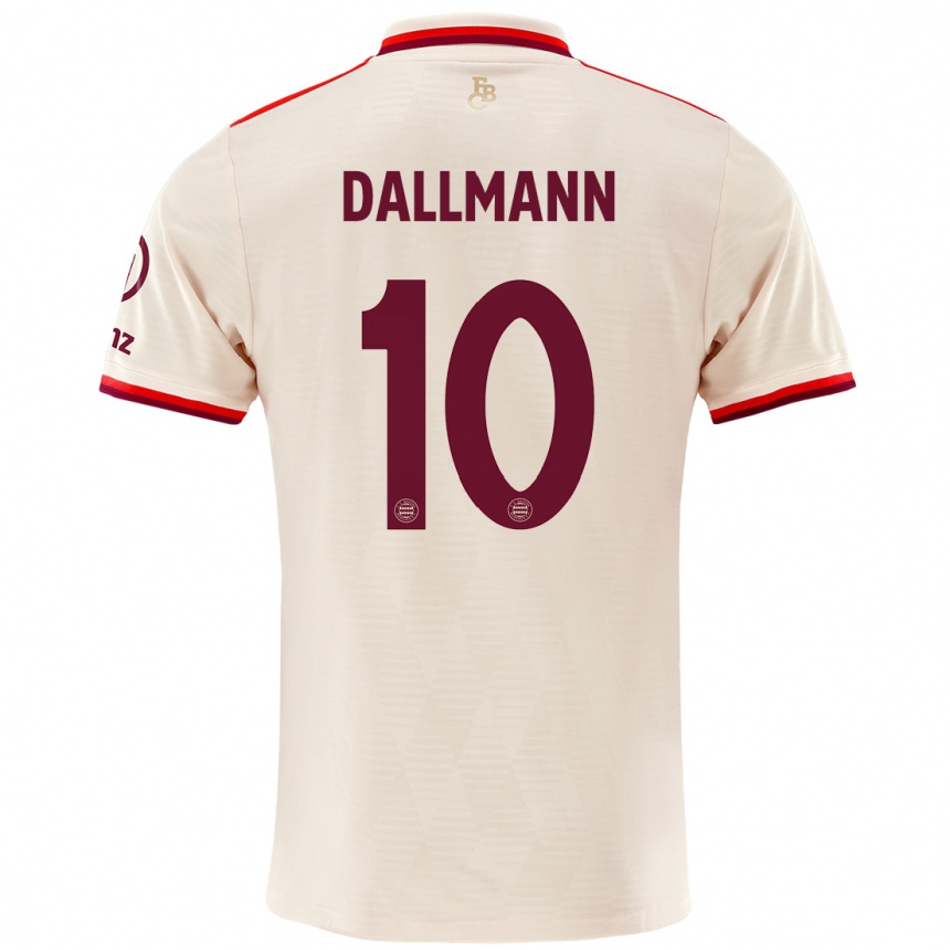 Vaikiškas Linda Dallmann #10 Linai Trečias Marškinėliai 2024/25 T-Shirt