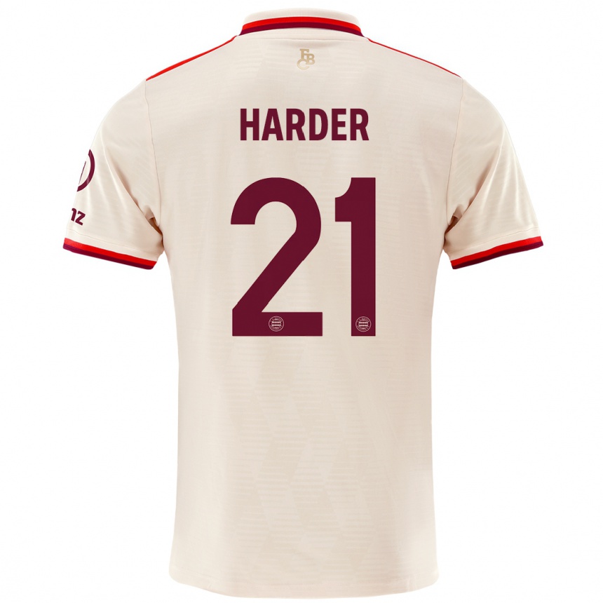 Vaikiškas Pernille Harder #21 Linai Trečias Marškinėliai 2024/25 T-Shirt