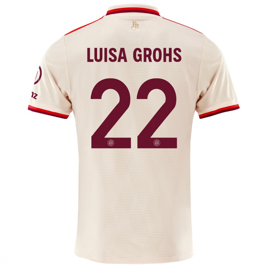 Vaikiškas Maria Luisa Grohs #22 Linai Trečias Marškinėliai 2024/25 T-Shirt