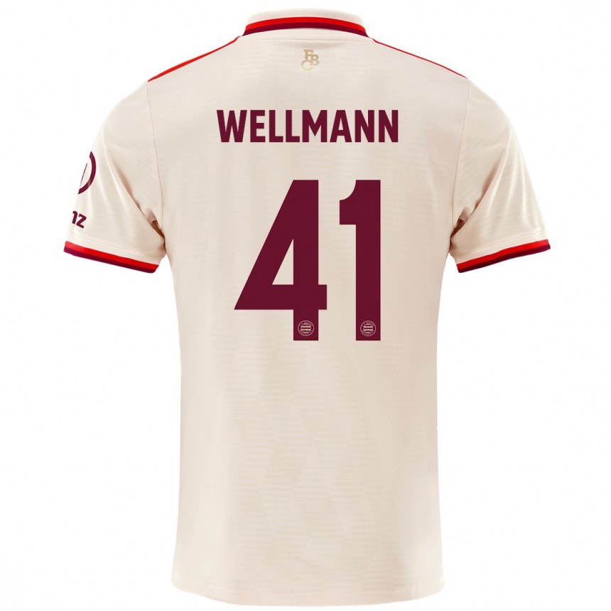 Vaikiškas Anna Wellmann #41 Linai Trečias Marškinėliai 2024/25 T-Shirt