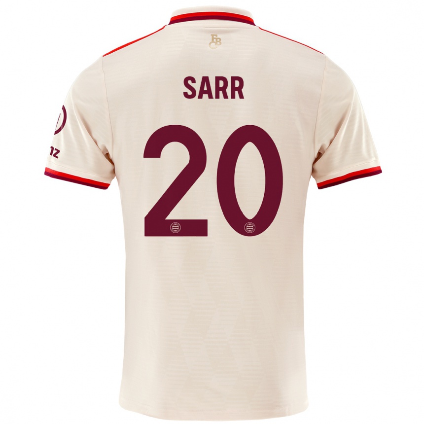 Vaikiškas Bouna Sarr #20 Linai Trečias Marškinėliai 2024/25 T-Shirt