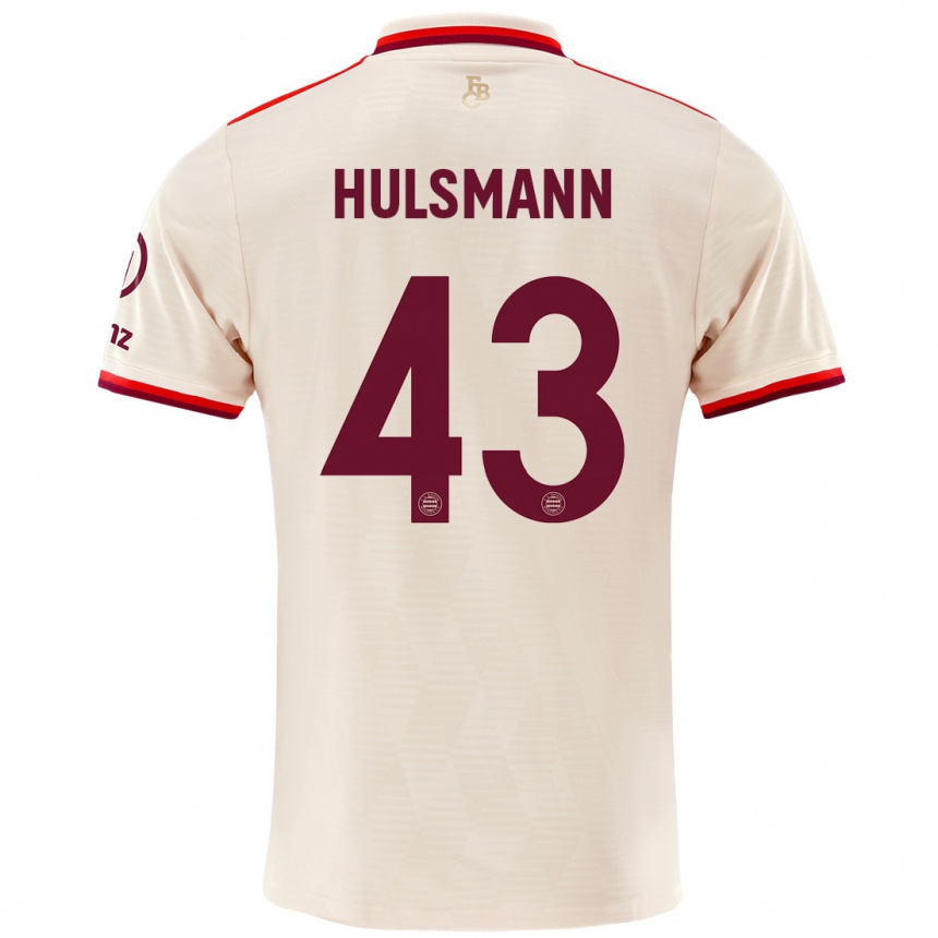 Vaikiškas Tom Hulsmann #43 Linai Trečias Marškinėliai 2024/25 T-Shirt