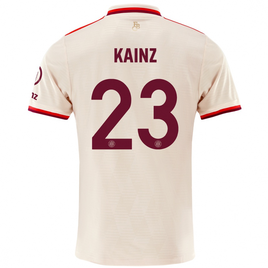 Vaikiškas Manuel Kainz #23 Linai Trečias Marškinėliai 2024/25 T-Shirt