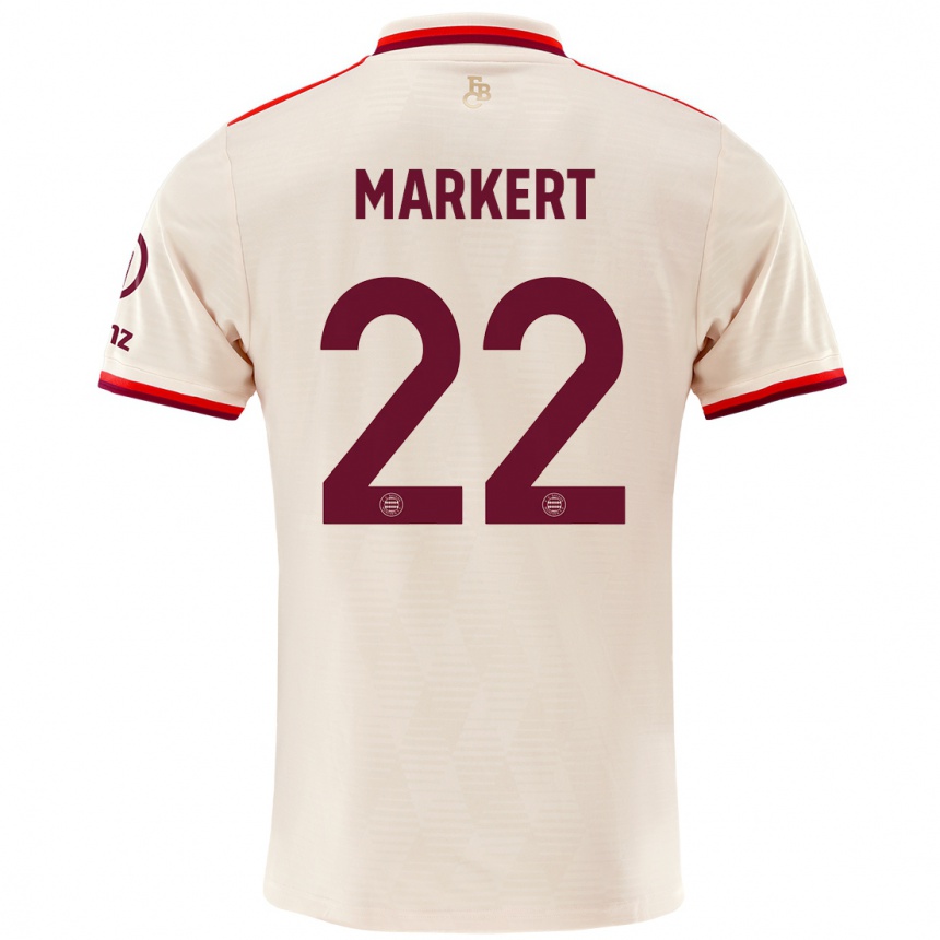 Vaikiškas Leon Markert #22 Linai Trečias Marškinėliai 2024/25 T-Shirt