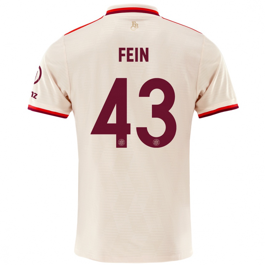 Vaikiškas Adrian Fein #43 Linai Trečias Marškinėliai 2024/25 T-Shirt