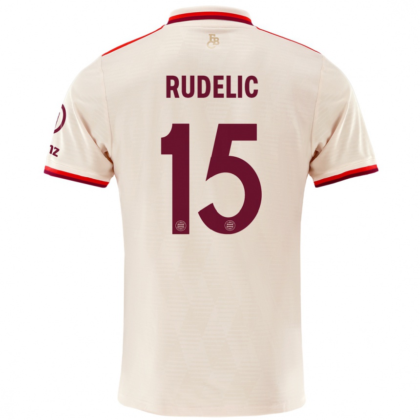 Vaikiškas Ivana Rudelic #15 Linai Trečias Marškinėliai 2024/25 T-Shirt