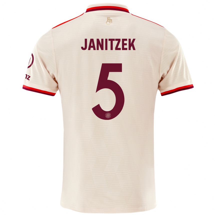 Vaikiškas Justin Janitzek #5 Linai Trečias Marškinėliai 2024/25 T-Shirt