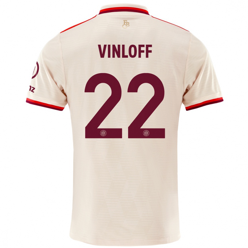 Vaikiškas Matteo Vinloff #22 Linai Trečias Marškinėliai 2024/25 T-Shirt