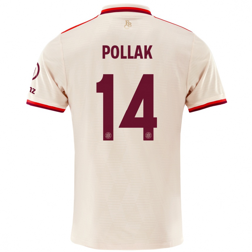 Vaikiškas Florian Pollak #14 Linai Trečias Marškinėliai 2024/25 T-Shirt