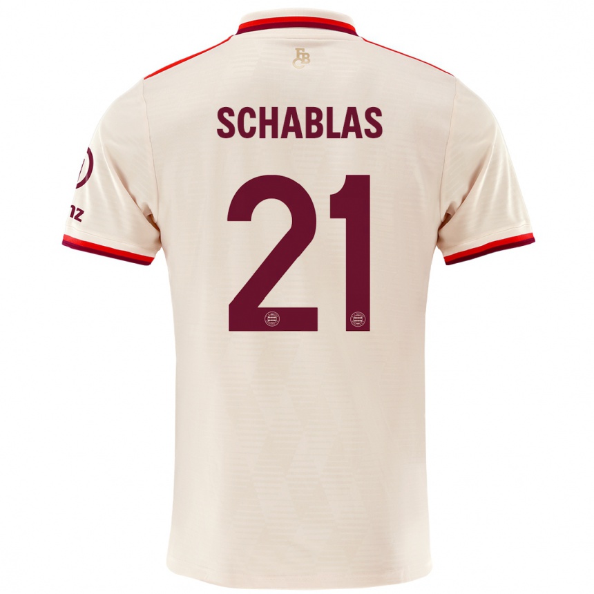 Vaikiškas Matteo Schablas #21 Linai Trečias Marškinėliai 2024/25 T-Shirt