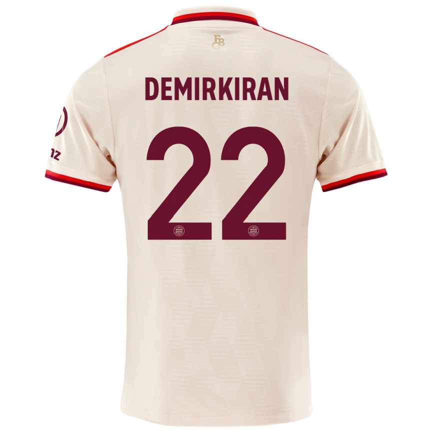 Vaikiškas Ediz Demirkiran #22 Linai Trečias Marškinėliai 2024/25 T-Shirt