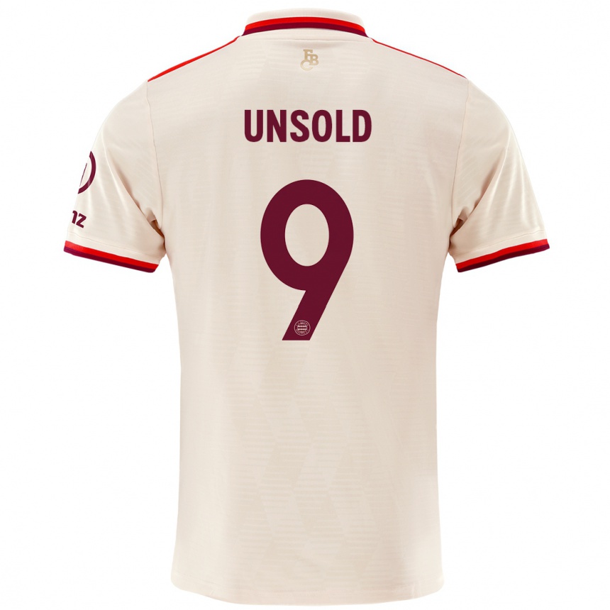 Vaikiškas Samuel Unsold #9 Linai Trečias Marškinėliai 2024/25 T-Shirt