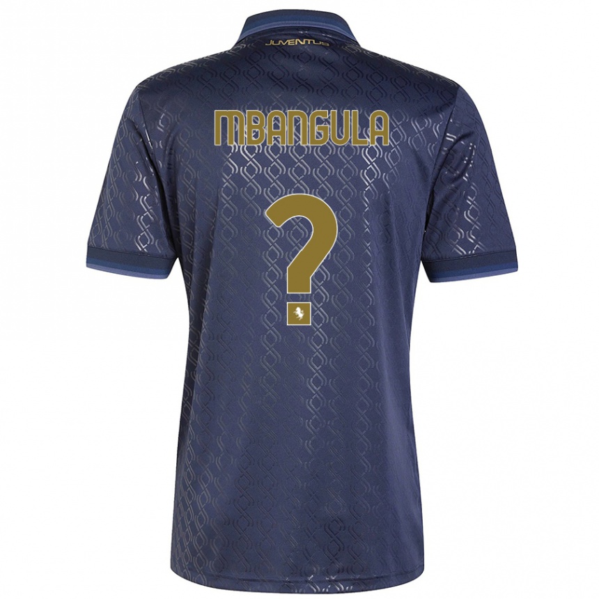 Vaikiškas Samuel Mbangula #0 Tamsiai Mėlyna Trečias Marškinėliai 2024/25 T-Shirt