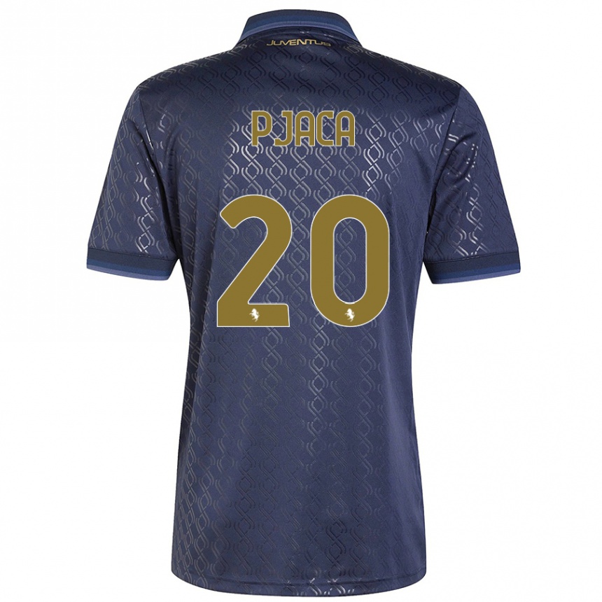 Vaikiškas Marko Pjaca #20 Tamsiai Mėlyna Trečias Marškinėliai 2024/25 T-Shirt