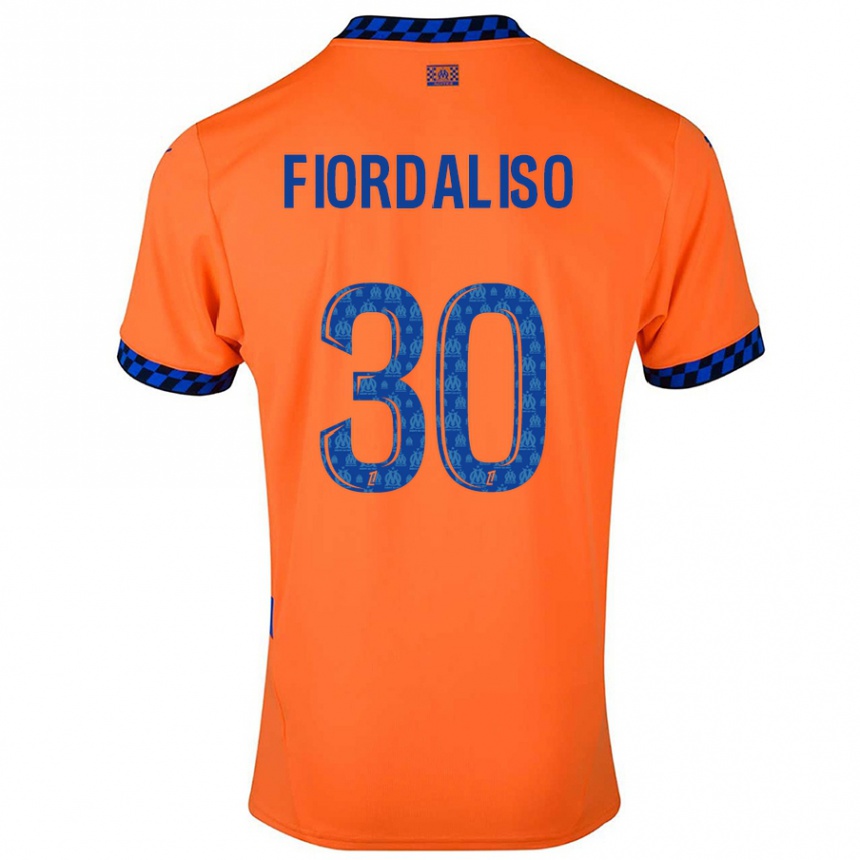 Vaikiškas Thelma Fiordaliso #30 Oranžinė Tamsiai Mėlyna Trečias Marškinėliai 2024/25 T-Shirt