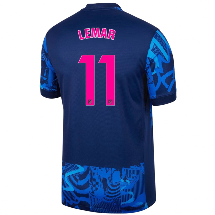 Vaikiškas Thomas Lemar #11 Karališkoji Mėlyna Trečias Marškinėliai 2024/25 T-Shirt