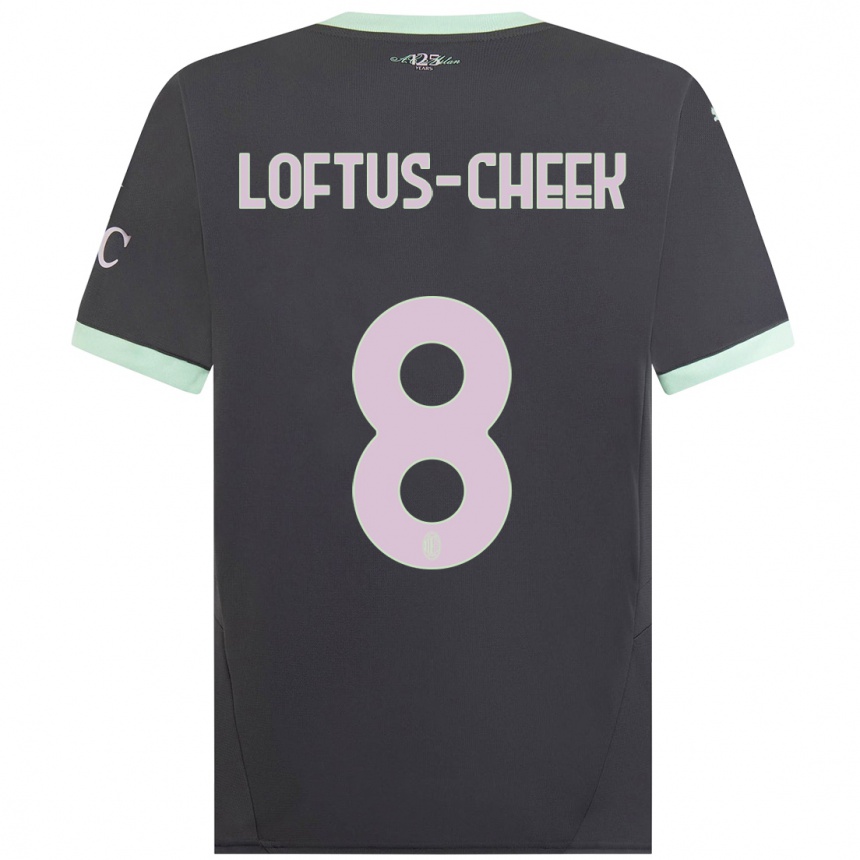 Vaikiškas Ruben Loftus-Cheek #8 Pilka Trečias Marškinėliai 2024/25 T-Shirt