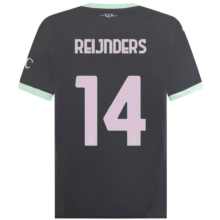 Vaikiškas Tijjani Reijnders #14 Pilka Trečias Marškinėliai 2024/25 T-Shirt