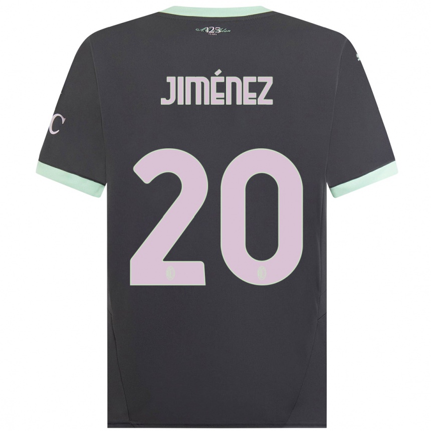 Vaikiškas Álex Jiménez #20 Pilka Trečias Marškinėliai 2024/25 T-Shirt