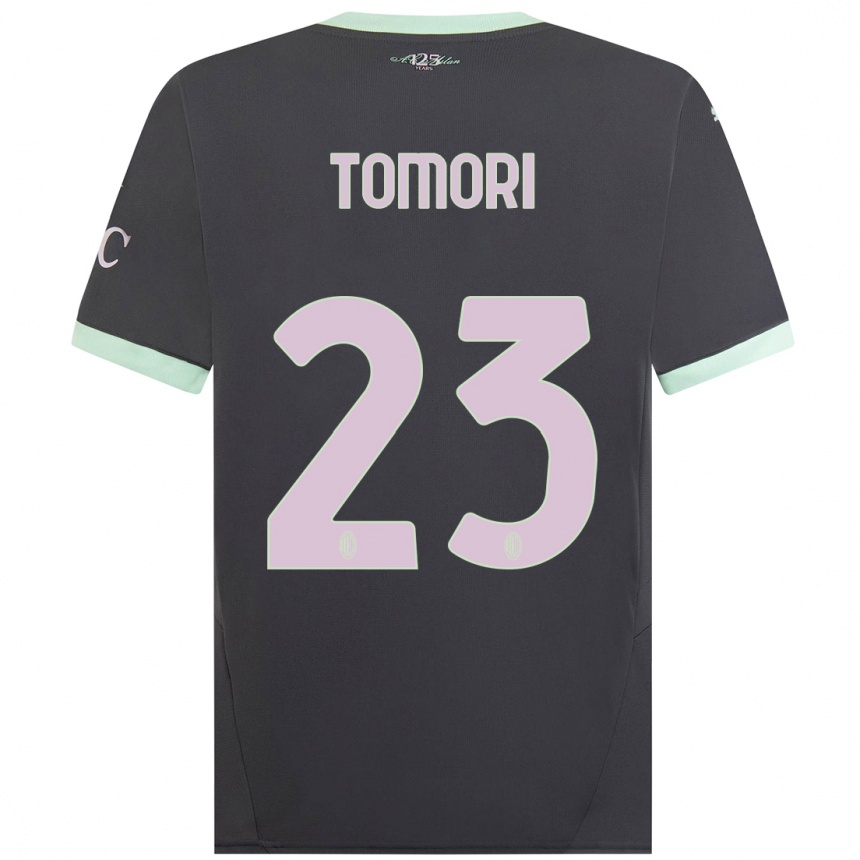 Vaikiškas Fikayo Tomori #23 Pilka Trečias Marškinėliai 2024/25 T-Shirt