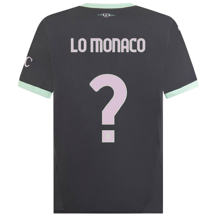 Vaikiškas Kevin Lo Monaco #0 Pilka Trečias Marškinėliai 2024/25 T-Shirt