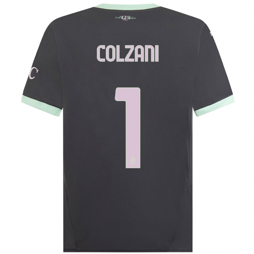 Vaikiškas Edoardo Colzani #1 Pilka Trečias Marškinėliai 2024/25 T-Shirt