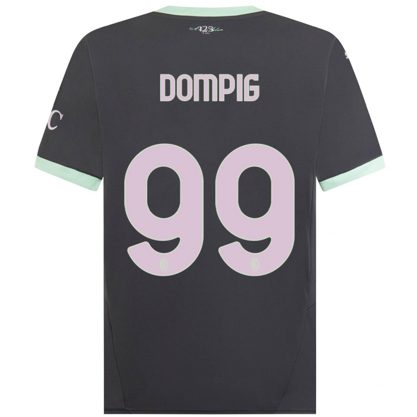 Vaikiškas Chanté Dompig #99 Pilka Trečias Marškinėliai 2024/25 T-Shirt