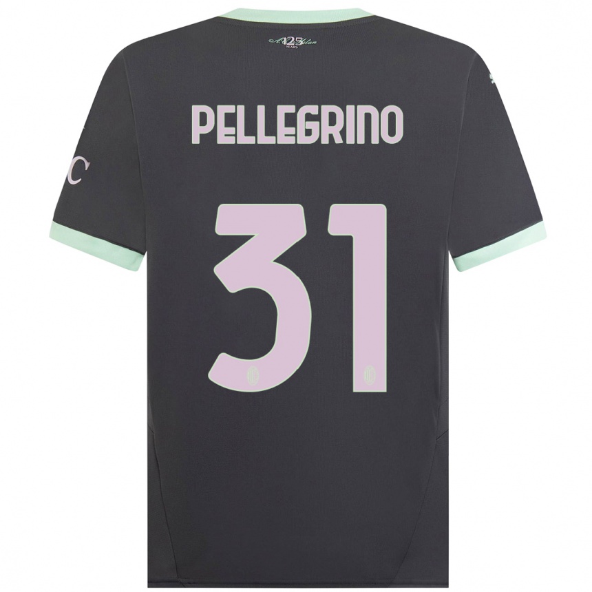 Vaikiškas Marco Pellegrino #31 Pilka Trečias Marškinėliai 2024/25 T-Shirt