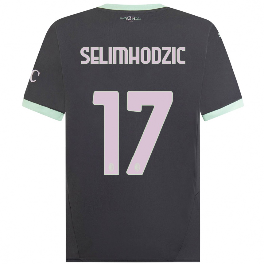 Vaikiškas Noa Selimhodzic #17 Pilka Trečias Marškinėliai 2024/25 T-Shirt