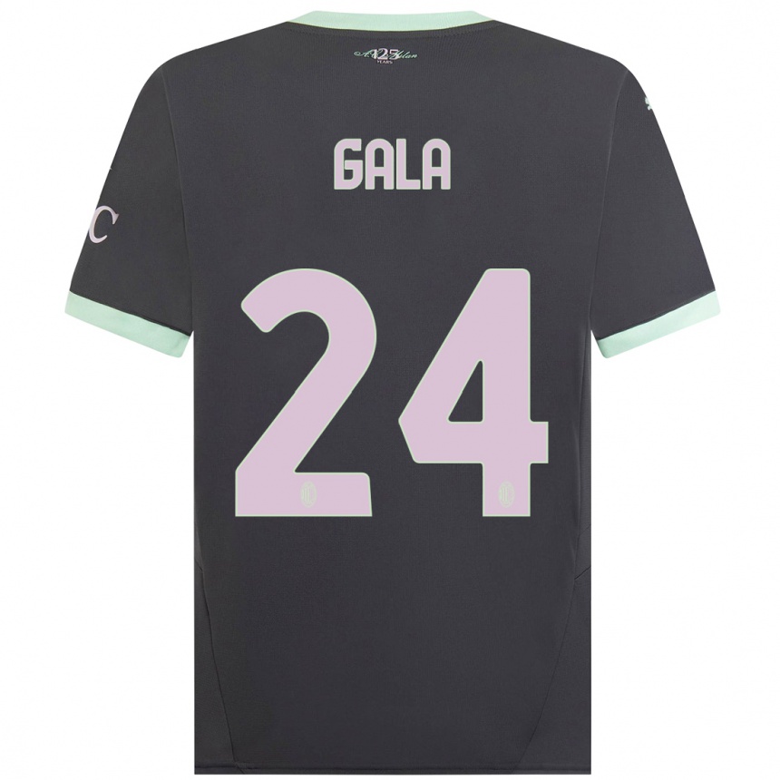 Vaikiškas Antonio Gala #24 Pilka Trečias Marškinėliai 2024/25 T-Shirt