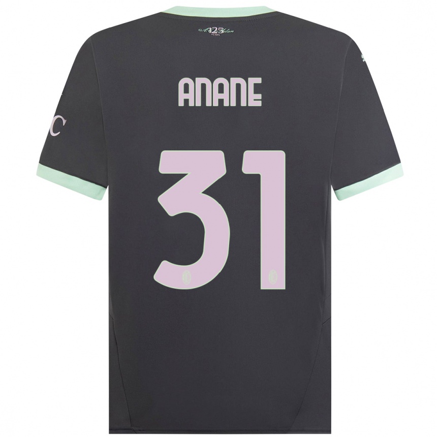 Vaikiškas Emmanuel Anane #31 Pilka Trečias Marškinėliai 2024/25 T-Shirt